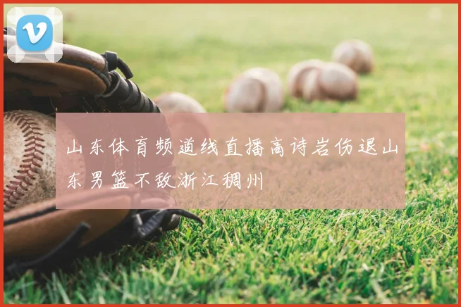 山东体育频道线直播高诗岩伤退山东男篮不敌浙江稠州